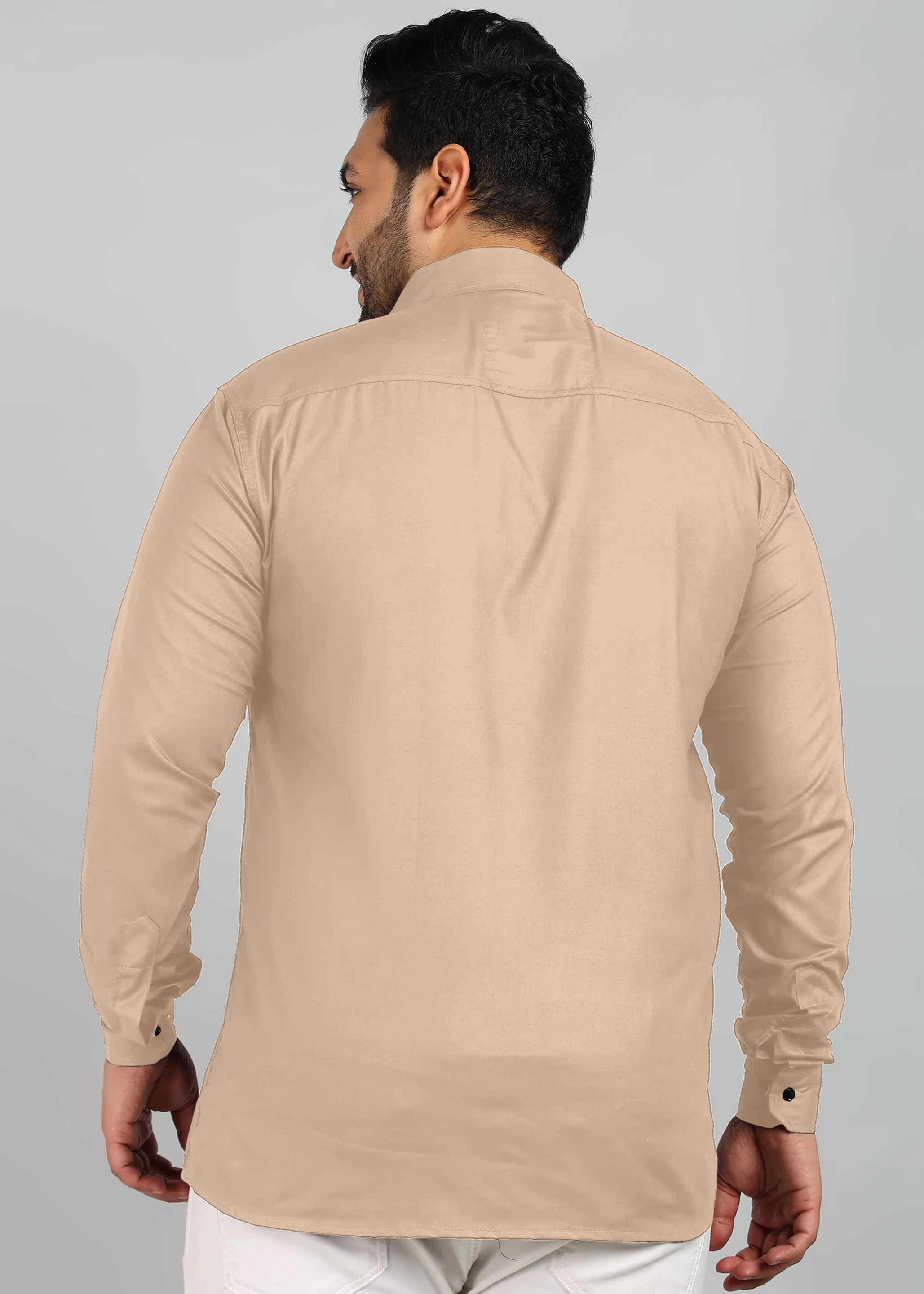 Men Regular Fit Solid Casual Shirt