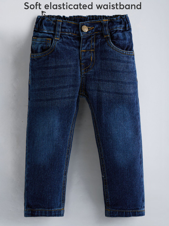 Checkered Shirt & Denim Regular Jeans Set