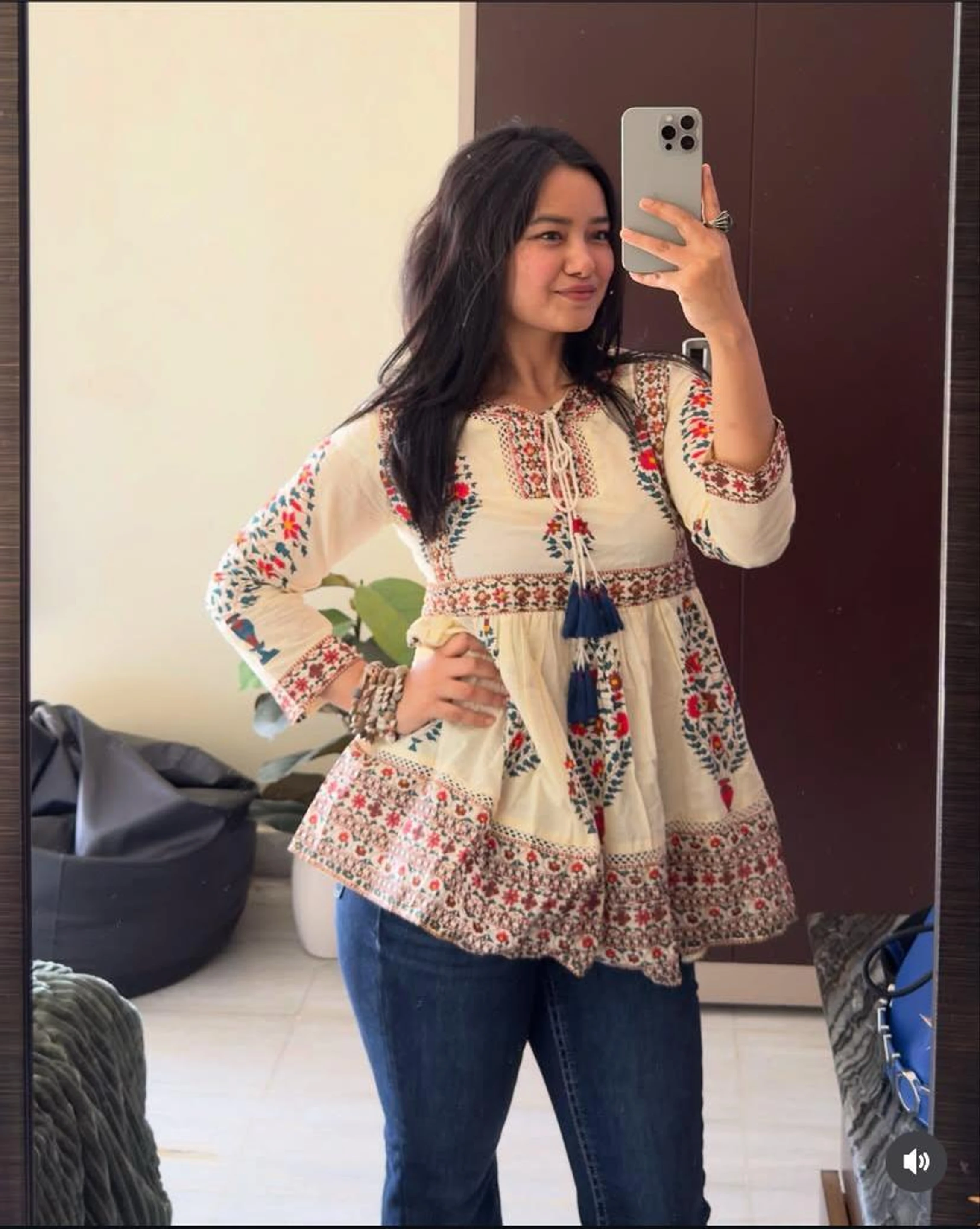 Party Regular Sleeves Printed Women Multicolor Top