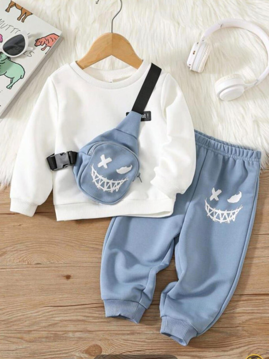 Boys Long Sleeves Sweatshirt With Joggers