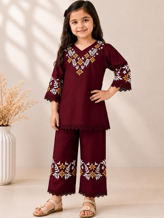 Girls Printed Palazzos